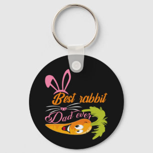 Gifts Dad Best Rabbit Dad Ever Key Ring