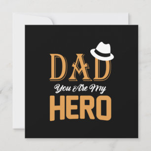Gifts Dad Dad You Are My Hero Holiday Card