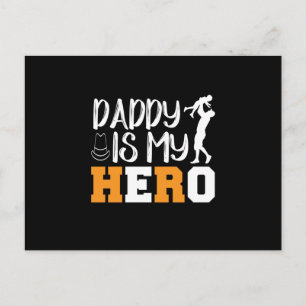 Gifts Dad Daddy Is My Hero Postcard