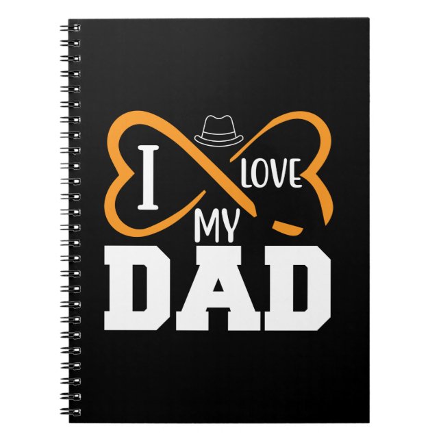 Gifts Dad | I Love My Dad Notebook (Front)