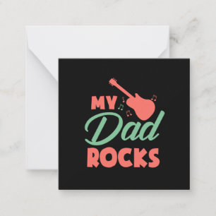 Gifts Dad   My Dad Rocks Card