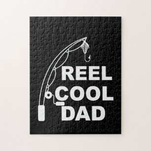 Gifts Dad Reel Cool Dad Jigsaw Puzzle