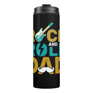 Gifts Dad Rock And Roll Dad Thermal Tumbler