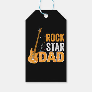 Gifts Dad Rock Star Dad Gift Tags
