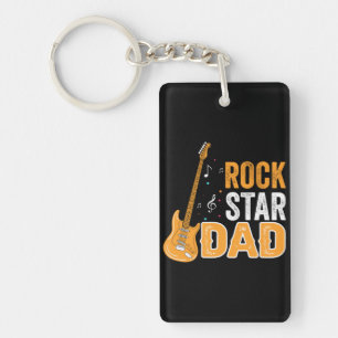 Gifts Dad Rock Star Dad Key Ring