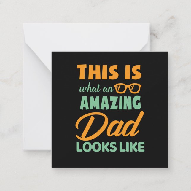 Gifts Dad | This Is An Amazing Dad Card (Front)
