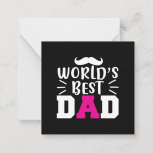 Gifts Dad   World's Best Dad Card