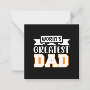 Gifts Dad   World's Greatest Dad Card