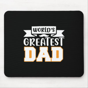 Gifts Dad World's Greatest Dad Mouse Pad