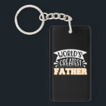 Gifts Dad | World's Greatest Father Key Ring<br><div class="desc">Gifts Dad | World's Greatest Father</div>