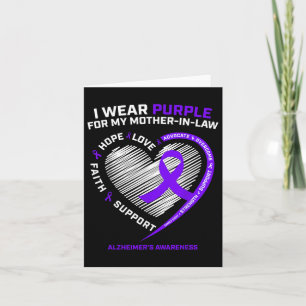 Gifts Dementia Mother In Law Purple Mum Heimers Aw Card