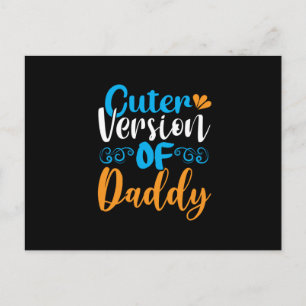 Gifts Father Cuter Version Of Daddy Postcard