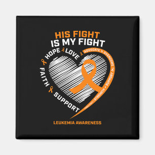 Gifts Fighter Leukaemia Awareness Husnd Men Leukem Magnet