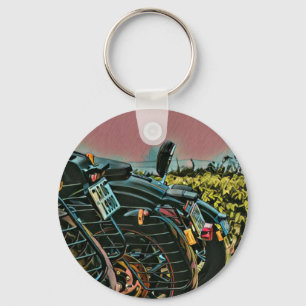 Gifts for a motorcycle rider key ring