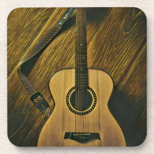 Gifts for a musician guitarist coaster