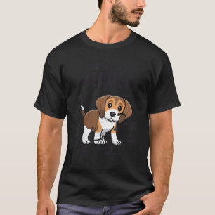 Gifts For Beagle Lovers Dog Mum Funny Anatomy Of A T-Shirt