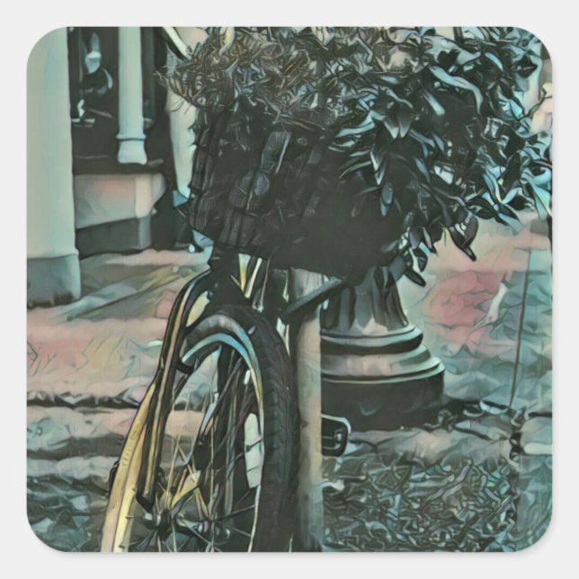 Gifts for cyclists 2022 square sticker (Front)