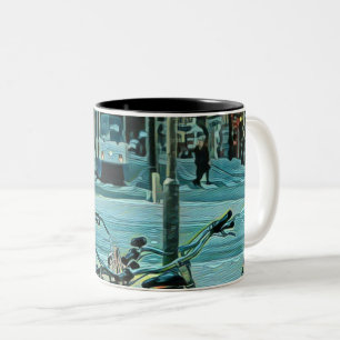 Gifts for cyclists 2022 Two-Tone coffee mug