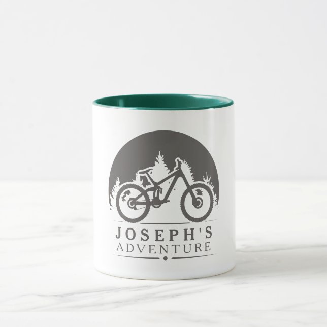 Gifts for Cyclists Personalised Mug (Center)