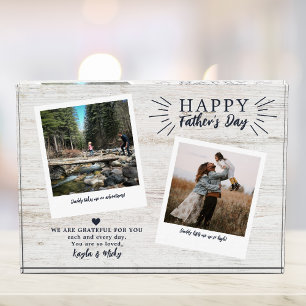 Gifts for Dad Father's Day Photo Block
