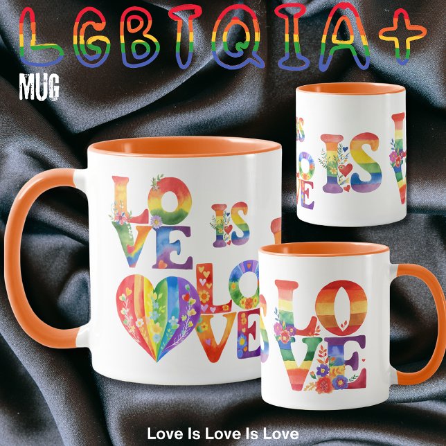Gifts for Gay Trans LGBTQIA Couples Personalised Mug (Creator Uploaded)