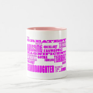 Gifts for Granddaughters : Greatest Granddaughter Two-Tone Coffee Mug