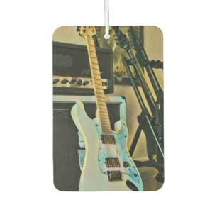 Gifts for guitar lovers car air freshener