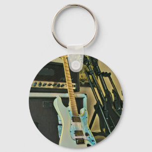 Gifts for guitar lovers key ring