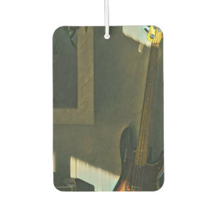Gifts for guitar players car air freshener
