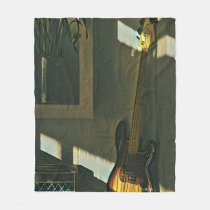 Gifts for guitar players fleece blanket