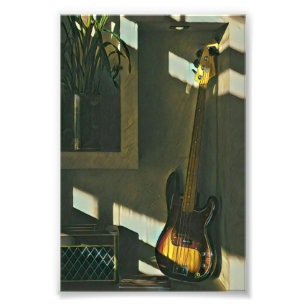 Gifts for guitar players photo print