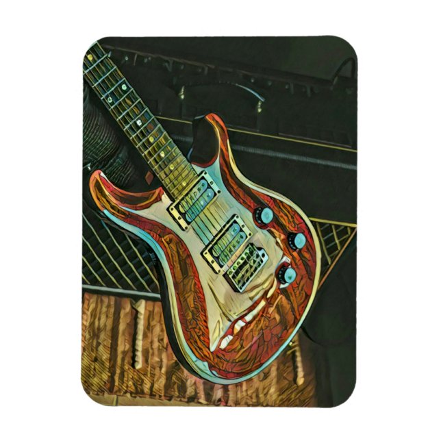 Gifts for guitarist magnet (Vertical)