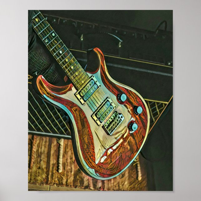 Gifts for guitarist poster (Front)