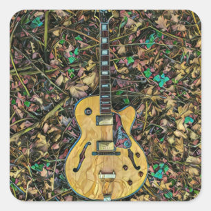 Gifts for guitarist square sticker