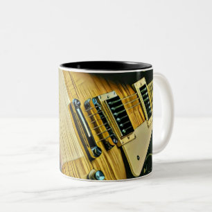 Gifts for guitarist Two-Tone coffee mug