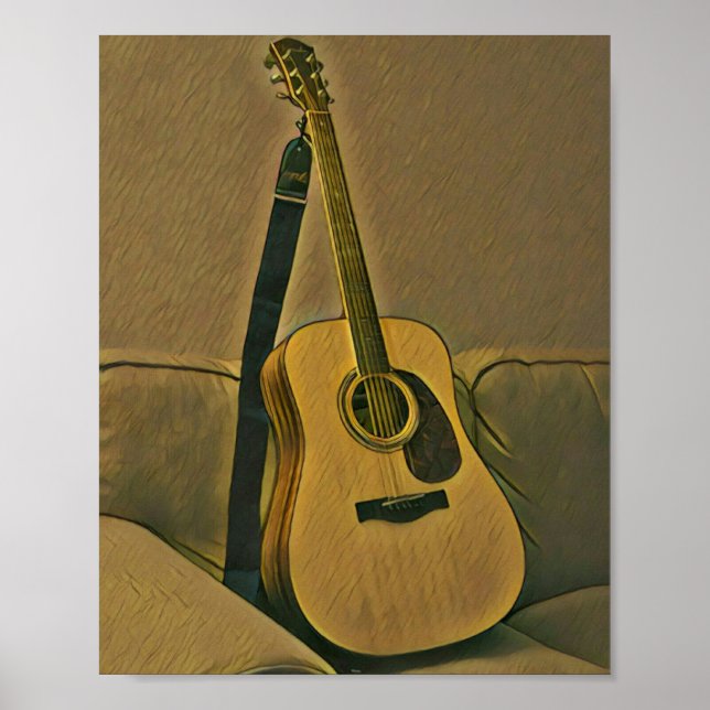 Gifts for guitarists poster (Front)