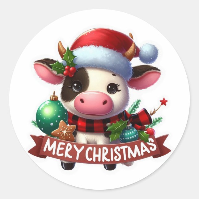 GIFTS FOR HER,HIM CLASSIC ROUND STICKER (Front)