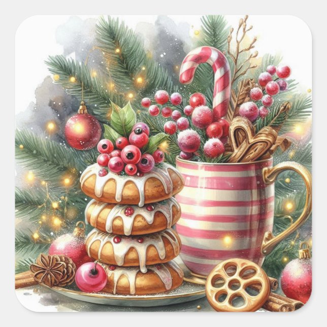 GIFTS FOR HER,HIM SQUARE STICKER (Front)