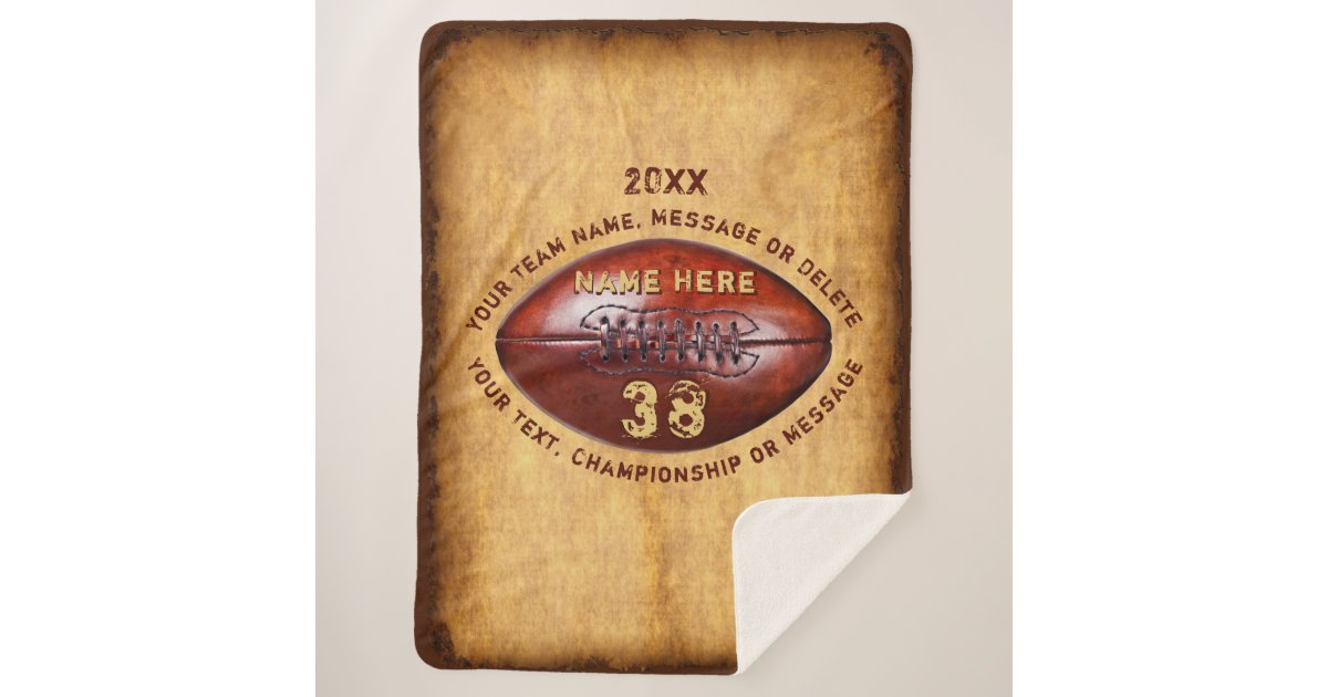 Gifts for High School Senior Football Players Sherpa ...