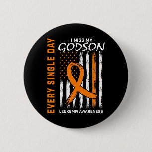 Gifts For Loss Of Godson Leukaemia Awareness Flag 6 Cm Round Badge