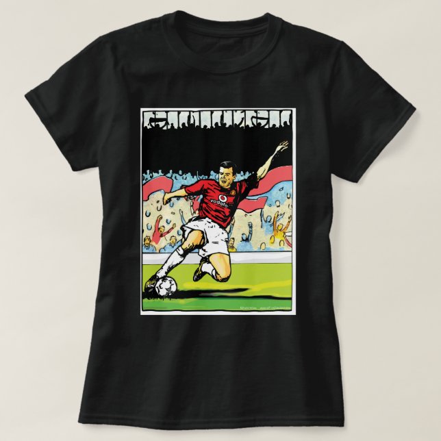 Gifts For Men Keano Roy Of The Rovers Style T-Shirt (Design Front)