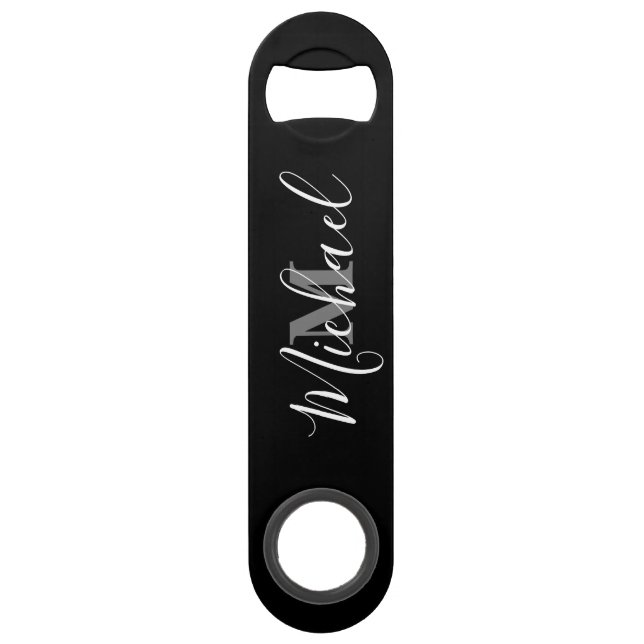 Gifts for Men Personalised Speed Bottle Opener (Front)