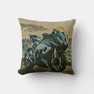 Gifts for motorcyclist cushion