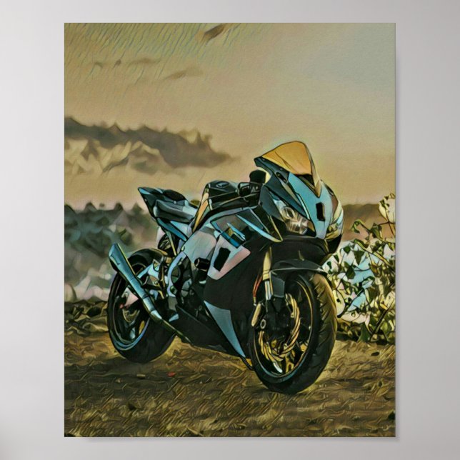 Gifts for motorcyclist poster (Front)