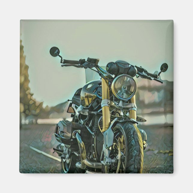 Gifts for motorcyclists magnet (Front)