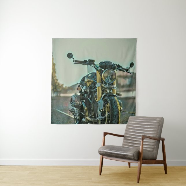 Gifts for motorcyclists tapestry (In Situ)