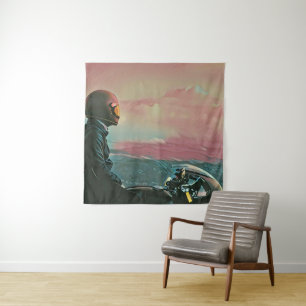 Gifts for motorcyclists tapestry