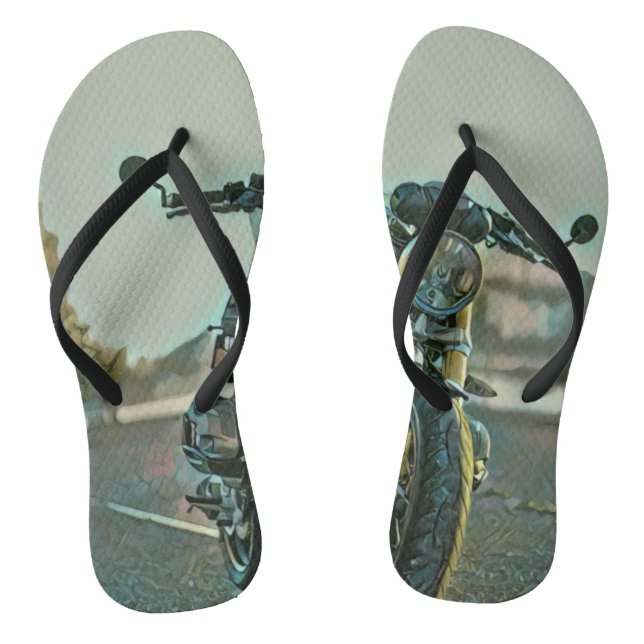 Gifts for motorcyclists thongs (Footbed)