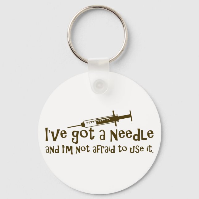 Gifts for Nurses & Diabetics Key Ring (Front)