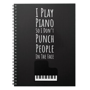 Gifts For Piano Lovers Pianist Music Keyboard Notebook